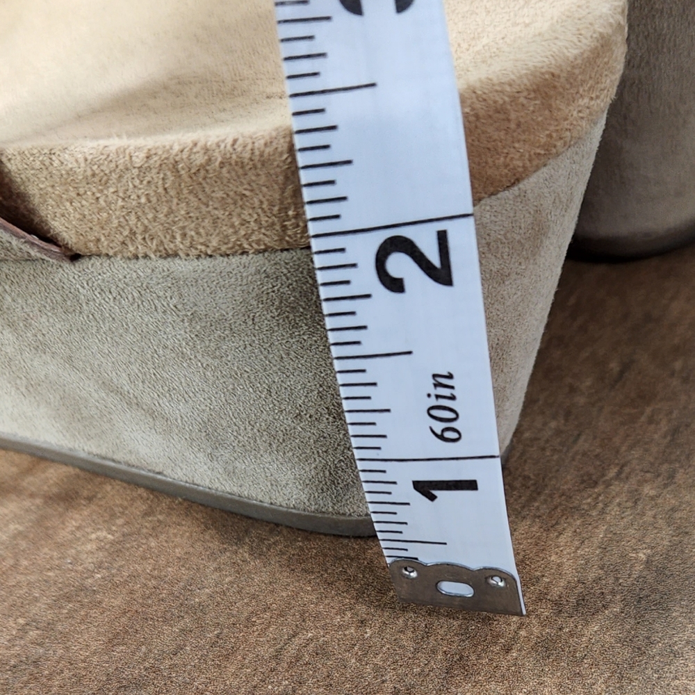 Bjorndal Suede Leather Wedge Sandals Size 11 - Picture 7 of 9